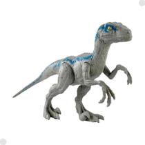 Dinossauro Velociraptor Jurassic World Blue HMF83 - Mattel