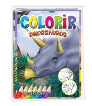 DINOSSAUROS 8 Livros de Colorir para Explorar e Divertir!