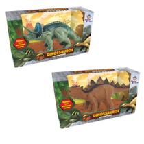Dinossauros Adventure Triceratops Ou Estegossauro