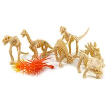 Dinossauros Animais Jurassicos Fossil Miniatura Maquete 7pcs Dinossauros Animais Jurassicos Fossil Miniatura Maquete 7pcs