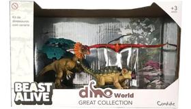 Dinossauros Great Collection Com 3 Unidades 1102 Candide