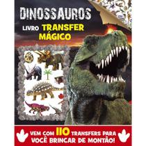 Dinossauros - livro transfer mágico c/ 110 transfers