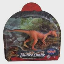 Dinossauros Velociraptor Laranja - Brinquedo Miniatura Toyng