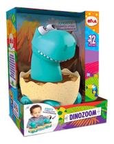 Dinozoom Com Fricção Familia Dino Papa Tudo Brinquedo Educativo para bebês Elka
