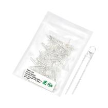 Diodo LED De 3mm Branco Quente, Vermelho, Verde, Azul, UV, Roxo, Amarelo, Laranja, Rosa - 100 Peças