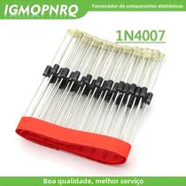 Diodo original do retificador, 1N4007, 4007, 1A, 1000V, DO-41, novo, 100 PCes pelo lote