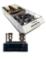 Diodo Ponte Skd35-12 Skd 35-16 - 5 Terminais Diodo Ponte Skd35-12 Skd 35-16 - 5 Terminais