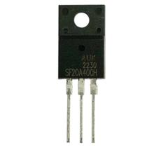 Diodo sf20a400h - sf 20a400 - to220 isolado - 20a 400v