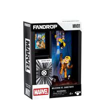 Diorama colecionável Fandrop MV01 Wolverine vs. Sabretooth