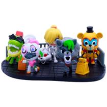Diorama Completo Five Nights at Freddy's Security Breach Craftables Constructibles - 754590834056 - Just Toys