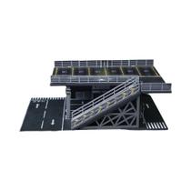 Diorama De Garagem Para Carros Em Escala 1:64, Modelo Em Metal Com Estrutura De Aço Para