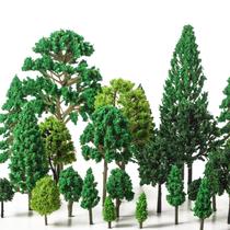 Diorama de Miniaturas com 35 Árvores - Modelo Skylety (3 a 16 cm)