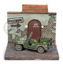 Diorama Jeep Willys S/capota Wwii Johnny Lightning 1/64