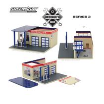 Diorama Posto de Gasolina e Oficina Mecânica Greenlight 1/64 Cenário Realista para Colecionadores de Miniaturas Diecast Oficial Diorama Posto de Gasolina e Oficina Mecânica Greenlight 1/64 Cenário Realista para Colecionadores de Miniaturas Diecast Oficial
