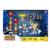 Diorama Sonic The Hedgehog - Conjunto com Bonecos de Ação (2,5 Polegadas)