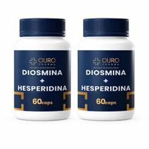 Diosmina com Hesperidina Kit 2 Diosmina Hesperidina 60 Cápsulas Saúde Vascular e Circulação Diosmina com Hesperidina Kit 2 Diosmina Hesperidina 60 Cápsulas Saúde Vascular e Circulação