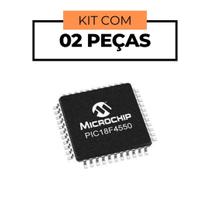 Dip-40 Pic18f4550 - Pic18f4550-i/p - Kit 02 Pçs Dip-40 Pic18f4550 - Pic18f4550-i/p - Kit 02 Pçs