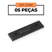 Dip-40 Pic18f4550 - Pic18f4550-i/p - Kit 05 Peças Dip-40 Pic18f4550 - Pic18f4550-i/p - Kit 05 Peças