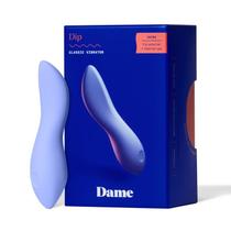 Dip Vibrador em Silicone Aveludado Dame - Lilás