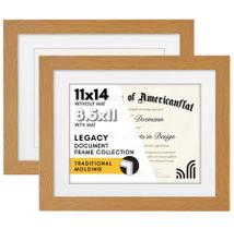 Diploma Frame Coleção Americanflat Legacy 11x14 - Conjunto de 2