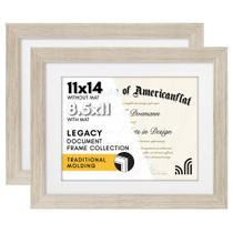 Diploma Frame Coleção Americanflat Legacy 11x14 - Conjunto de 2