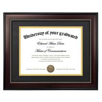 Diploma Frame upsimple 11x14 com vidro de alta definição Diploma Frame upsimple 11x14 com vidro de alta definição