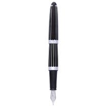 Diplomata D40318025 Aero listras preta caneta tinteiro, médio