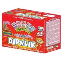 Dipnlik 25 pirulito sabores Sortidos Morango Uva Tutti-Frutti Cereja e Framboesa