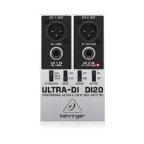 Direct Box Ativo 2 canais - Behringer Ultra DI20