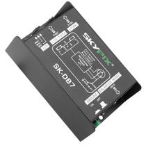 Direct Box Passivo 1 Canal Com Chave Ground E Atenuador -20/-40dB SK-DB7 Skypix Direct Box Passivo 1 Canal Com Chave Ground E Atenuador -20/-40dB SK-DB7 Skypix