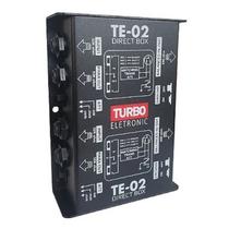 Direct box passivo 2 canais turbo eletronic