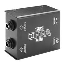 Direct Box Passivo DI Ninja Mini 1 Canal SAS Santo Angelo Com Chave Ground Balanceador De Sinal Direct Box Passivo DI Ninja Mini 1 Canal SAS Santo Angelo Com Chave Ground Balanceador De Sinal