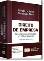 Direito de Empresa: Comentários aos Artigos 966 a 1.195 do Código Civil - REVISTA DOS TRIBUNAIS