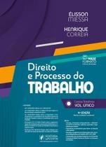 Direito E Processo Do Trabalho Carreiras Trabalhistas Volume Único 4 Edição 2025 Juspodivm