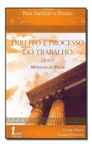 Direito e Processo do Trabalho - Livro 2 - 01Ed/09 Sortido