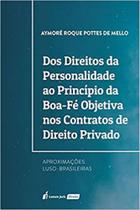 Direitos da personalidade ao princípio da boa-fé objetiva nos contratos de direito privado, dos