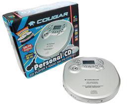 Disc Man Cd Player e Radio Am/Fm Portátil Cougar Cpcd-70