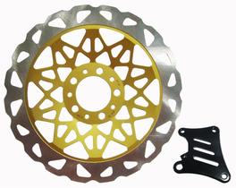 Discão Freio Scud 290mm Dourado Fan150 E Titan150 Mix 2009 Até 2014