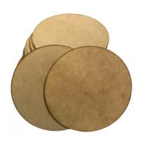 Disco 10 unid. Placa Redonda MDF Cru 3 mm 20 cm Artesanato MDF Disco 10 unid. Placa Redonda MDF Cru 3 mm 20 cm Artesanato MDF