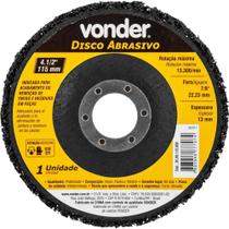 Disco Abrasivo 4.1/2", Furo de 7/8" (22,23 Mm), Vonder OstenVonder Disco Abrasivo 4.1/2", Furo de 7/8" (22,23 Mm), Vonder OstenVonder