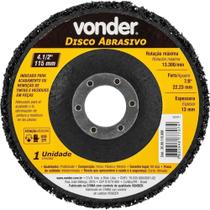 Disco Abrasivo 4.1/2, Furo De 7/8 (22,23 Mm), Vonder Ostenvonder Disco Abrasivo 4.1/2, Furo De 7/8 (22,23 Mm), Vonder Ostenvonder