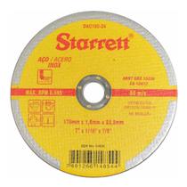 Disco Abrasivo Corte Aço Inox Tubo 7.0'' 1.6x22 7/8 Starret