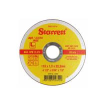 Disco Abrasivo De Corte 41/2 X 3/64 X 7/8 DAC115-14 - Starrett