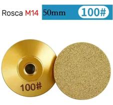Disco Abrasivo Lixa Diamantada Desbaste e Polimento Mármore Granito Pisos Porcelanato 50mm Disco Abrasivo Lixa Diamantada Desbaste e Polimento Mármore Granito Pisos Porcelanato 50mm