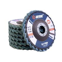 Disco Acabamento Extra Manta Fibra Angular 4.1/2 Fino Azul 20 Unidades