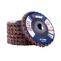 Disco Acabamento Extra Manta Fibra Angular 4.1/2 Médio Vermelho 20 Unidades