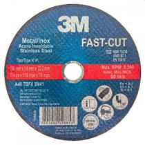 Disco Aco Inox 3M - 7''X1/16''X7/8'' Fast-Cut - Fino 1,6Mm Disco Aco Inox 3M - 7''X1/16''X7/8'' Fast-Cut - Fino 1,6Mm