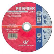 Disco Aco Inox Carborundum 7"X1/16"X7/8" - Premier - Fino 1,6Mm