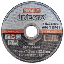 Disco Aco Inox Itambe 4.1/2''X5/128''X7/8'' Lineato - Fino 1,0Mm