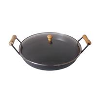Disco Arado Chapa De Ferro 32cm Altura 6cm C Tampa De Vidro